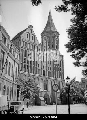 Der Dom in Königsberg, Ostpreußen 1930er Jahre. Vista della cattedrale di Koenigsberg, Prussia orientale, 1930s. Foto Stock