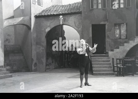 Aufführung im Opernhaus nella Rom; Italien 1940er Jahre. Prestazioni nell'opera di Roma; Italia 1940s. Foto Stock