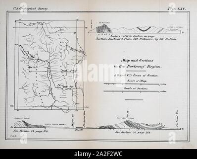 Undicesima relazione annuale della United States Geological e indagine geografica dei territori Foto Stock