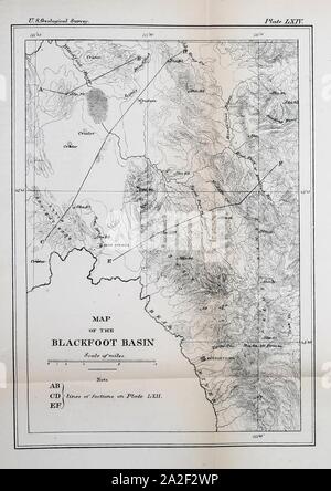 Undicesima relazione annuale della United States Geological e indagine geografica dei territori Foto Stock