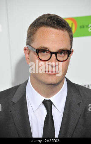 LOS ANGELES, CA. Dicembre 08, 2011: Nicolas Winding Refn presso il Los Angeles premiere di 'nella terra di sangue e di miele" presso il Teatro ArcLight, Hollywood. © 2011 Paul Smith / Featureflash Foto Stock