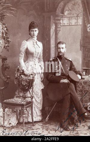 Elisabetta Feodorovna e Sergei Alexandrovich da Carl Bergamasco. Foto Stock