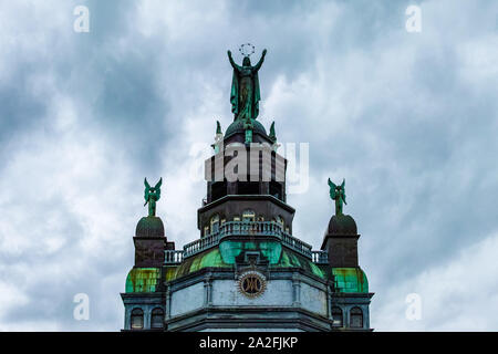 Architettura in Montreal, Quebec, Canada Foto Stock