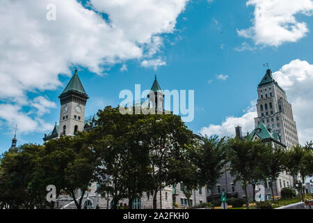 Architettura in Old Quebec City, Quebec, Canada Foto Stock