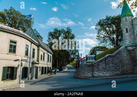 Architettura in Old Quebec City, Quebec, Canada Foto Stock