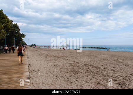 Le spiagge a Toronto, Ontario, Canada Foto Stock