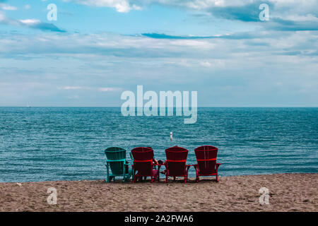 Le spiagge a Toronto, Ontario, Canada Foto Stock