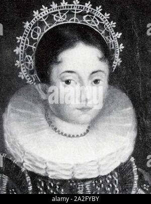 Elisabetta di Mecklenburg (1581) c 1580. Foto Stock