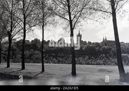 Ein Ausflug nach Wimpfen., Deutsches Reich 1930er Jahre. Una escursione a Wimpfen., Germania 1930s. Foto Stock