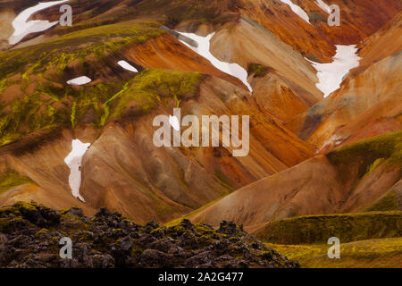 Landmannalauger, Islanda Foto Stock