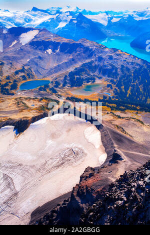 Lago Garabaldi dalla nera Brosmio Foto Stock