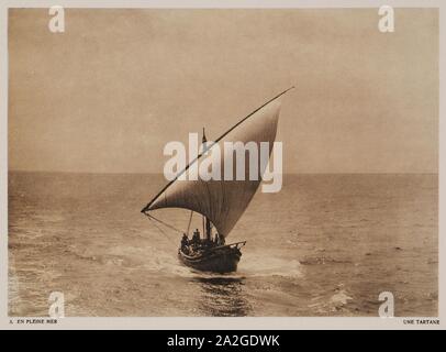 En Pleine Mer - Une tartane - BAUD BOVY Daniel Boissonnas Frédéric - 1919. Foto Stock