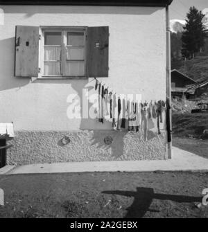 Ein Ausflug nach Allgäu-Immenstadt, Deutsches Reich 1930er Jahre. Un viaggio a Allgäu-Immenstadt, Germania 1930s. Foto Stock