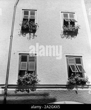 Ein Ausflug nach Rattenberg in Tirolo, Deutsches Reich 1930er Jahre. Un viaggio a Rattenberg in Tirolo, Germania 1930s. Foto Stock