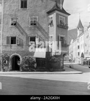 Ein Ausflug nach Rattenberg in Tirolo, Deutsches Reich 1930er Jahre. Un viaggio a Rattenberg in Tirolo, Germania 1930s. Foto Stock