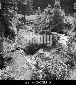 Ein Ausflug nach Bad Rippoldsau Schapbach, Deutsches Reich 1930er Jahre. Un viaggio a Bad Rippoldsau Schapbach, Germania 1930s. Foto Stock