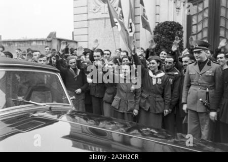 Eine italienische Hochzeit, Deutsches Reich 1930er Jahre. Un italien wedding, Germania 1930s. Foto Stock