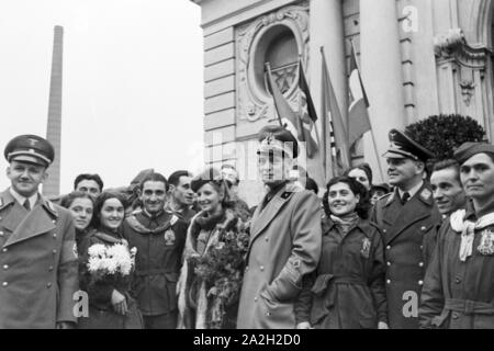 Eine italienische Hochzeit, Deutsches Reich 1930er Jahre. Un italien wedding, Germania 1930s. Foto Stock