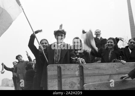 Eine italienische Hochzeit, Deutsches Reich 1930er Jahre. Un italien wedding, Germania 1930s. Foto Stock