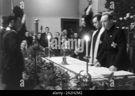 Eine italienische Hochzeit, Italien 1930er Jahre. Un italien wedding, Italia 1930s. Foto Stock