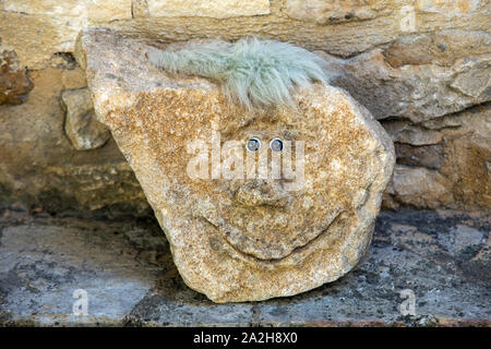 Beynac et Cazenac, Francia - 4 Settembre 2018: Prehistoric replica doni nel negozio di articoli da regalo in Beynac-et-Cazenac Périgord e Dordogna, Francia Foto Stock