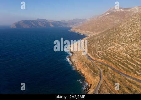 Grecia Cicladi, Amorgos, Agios Pavlos Beach Foto Stock