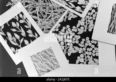 Ein Besuch der Modeschule von Wien, Deutsches Reich 1930er Jahre. Visitazione della scuola di moda a Vienna, Germania 1930s. Foto Stock