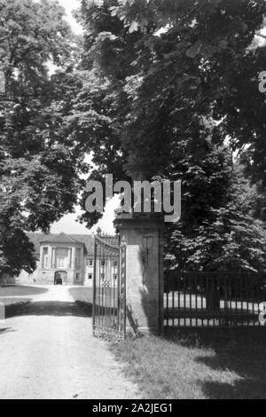 Ein Ausflug nach Marbach, Deutsches Reich 1930er Jahre. Un viaggio a Marbach, Germania 1930s. Foto Stock