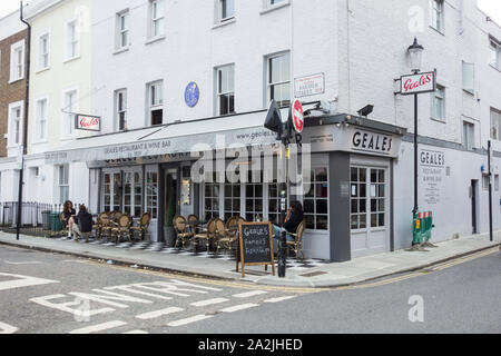 Geales ristorante di pesce, agricoltore Street, Londra, Regno Unito Foto Stock