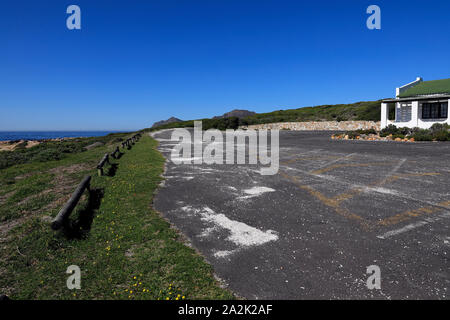 Cape Point in della riserva naturale del Capo di Buona Speranza all'interno di Table Mountain National Park, Cape Town, Sud Africa è una popolare attrazione turistica. Foto Stock