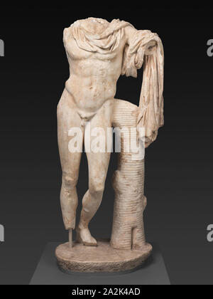 Statua di Meleagro, 1a/II secolo D.C., Romano, Impero Romano, marmo, 173 × 73,7 × 55,2 cm (68 5/16 × 29 × 21 3/4 in Foto Stock