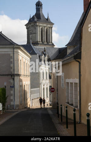 Eglise Notre Dame de Beaufort-en-Vallee Foto Stock