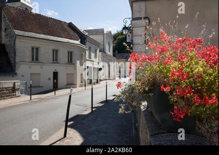 La Chartre sur La Loir, Francia centrale Foto Stock