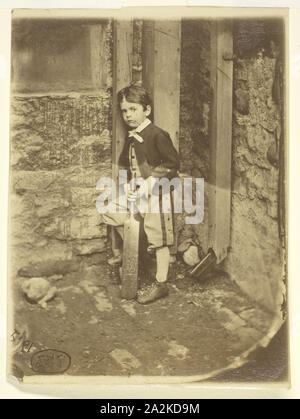 Charles (Robin) Langton Clarke, 1864, Lewis Carroll (Charles Lutwidge Dodgson), inglese, 1832-1898, Inghilterra, albume stampa, 10.1 × 7,8 cm (nell'immagine), 10,7 × 8 cm (carta Foto Stock