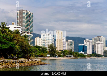 Il lungomare, Georgetown, Penang, Malaysia, 2008 Foto Stock