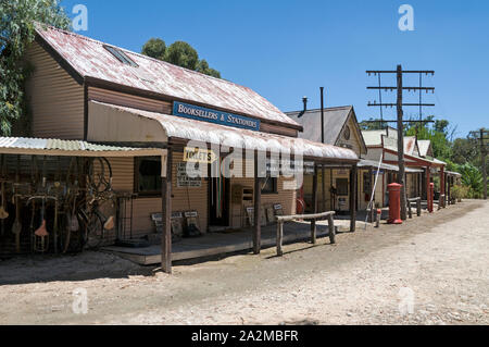 Vecchia città Tailem Pioneer Village, la più grande d Australia pioneer museo del villaggio. Il museo all'aria aperta è situato vicino a Princes Highway, Tailem Bend mi Foto Stock