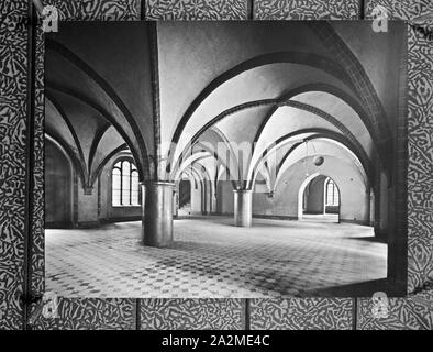 Reproduktion aus der Sammlung Edwin Redslob: Kirchengewölbe, Deutschland 1930er Jahre. Riproduzione dalla Edwin Redslob collezione: chiesa vault, Germania 1930s. Foto Stock