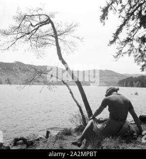 Ein Ausflug in den Südschwarzwald, Deutsches Reich 1930er Jahre. Un viaggio per la Foresta Nera meridionale, Germania 1930s. Foto Stock