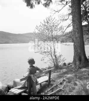 Ein Ausflug in den Südschwarzwald, Deutsches Reich 1930er Jahre. Un viaggio per la Foresta Nera meridionale, Germania 1930s. Foto Stock