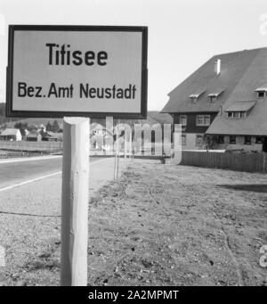 Ein Ausflug in den Südschwarzwald, Deutsches Reich 1930er Jahre. Un viaggio per la Foresta Nera meridionale, Germania 1930s. Foto Stock