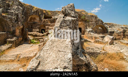 Rovine di Pirin. Perre antik kenti, una piccola cittadina di Commagene unito. Adiyaman. Turchia Foto Stock