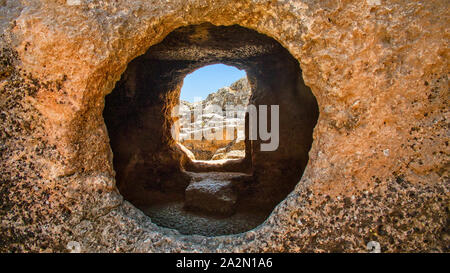 Rovine di Pirin. Perre antik kenti, una piccola cittadina di Commagene unito. Adiyaman. Turchia Foto Stock