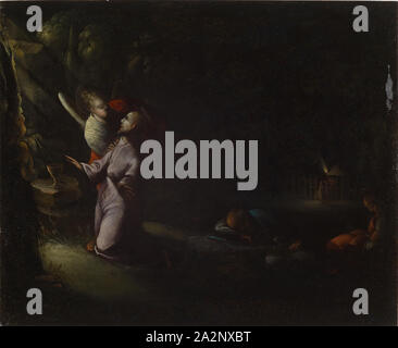 Cristo sul monte degli Ulivi, olio su rame, 18 x 21,5 cm, unsigned, Elsheimer Adam, (l'arte / stile di), Frankfurt a. M. 1578-1610 Rom Foto Stock