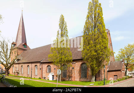 La chiesa di St Severi, Otterndorf, Bassa Sassonia, Germania del nord Europa Foto Stock