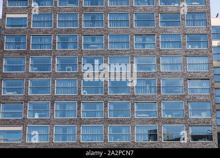 Casa residenziale, apartment house, facciata Rotterdam, Paesi Bassi Foto Stock