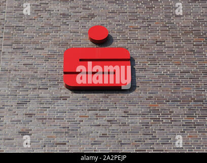 DUEREN, Germania - circa agosto 2019: Sparkasse segno Foto Stock