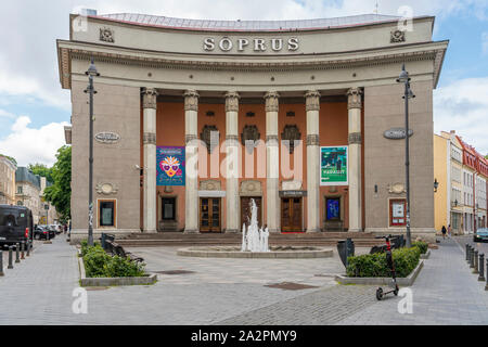 Edifici e architettura nella Città Vecchia di Tallinn, Estonia. Foto Stock