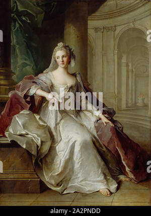 Jean Marc Nattier, Francese, 1685-1766, Madame Henriette de France come una vestale, ca. 1749, olio su tela, senza cornice: 71 × 52 1/2 pollici (180.3 × 133,4 cm Foto Stock