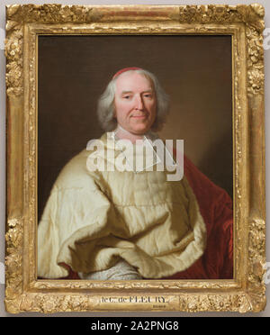 Eventualmente officina di Hyacinthe Rigaud Il duomo di François, Francese, 1659-1743, il Cardinale Andre Hercule de Fleury 1653-1743, ca. 1728, olio su tela, senza cornice: 32 × 25 1/4 pollici (81,3 × 64,1 cm Foto Stock