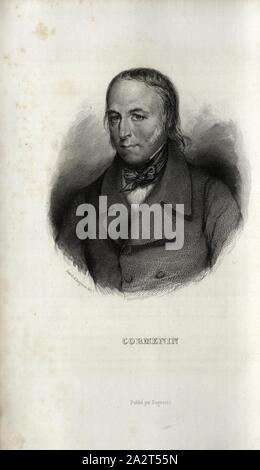 Cormenin, Louis Marie di Lahaye de Cormenin, firmato: David d'Angers del, Fig. 1, secondo p. 394, Angers, Pierre Jean David de (CANC.), Louis Blanc: Révolution française: histoire de dix ans 1830-1840. Bd. 4. Parigi: Pagnerre, 1848 Foto Stock